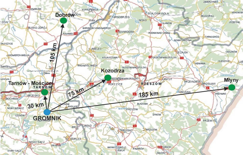 eksploatacji przyjmowane są odpady azbestowe o kodach 17 06 01 oraz 17 06 05. Maksymalna zdolność przyjmowania odpadów kształtuje się na poziomie 40 Mg/dobę oraz 5000 Mg/rok.