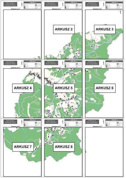 Mapa nr 2 Szczegółowa mapa rozmieszczenia wyrobów