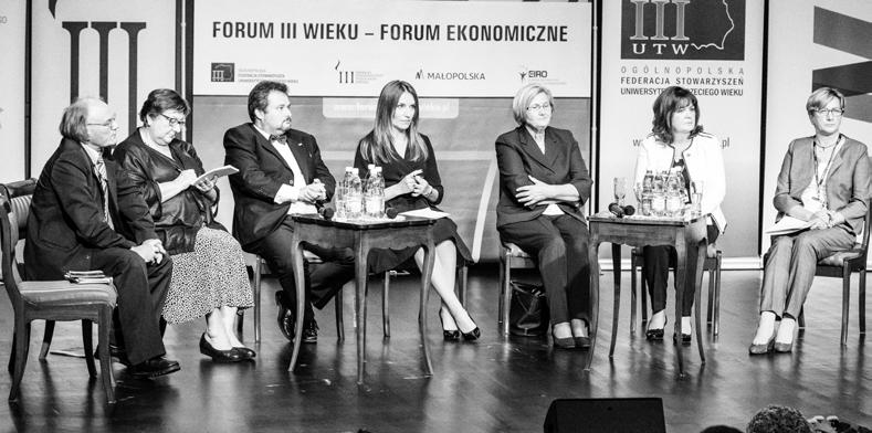 OGÓLNOPOLSKI BIULETYN UTW 5 Debata podczas pierwszego dnia Forum III Wieku.