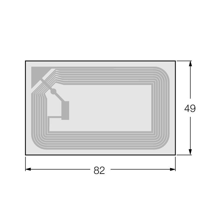 Data carrier Dimensions Type designation Read-write distance Transfer zone Minimum