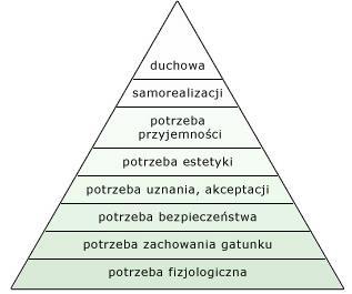 Podejście humanistyczne Dotyczy tylko ludzi. Przedstawiciele: Abraham Maslow (1971), Carl Rogers (1961) Maslow (1971) Koncepcja hierarchii potrzeb. Potrzeby traktowane jako nieświadome.