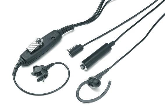 5 mm) FTN6582A Lekki zestaw słuchawkowy z mikrofonem na pałąku i przyciskiem PTT na przewodzie (zalecany tylko do użycia wewnątrz pomieszczeń / tylko przy normalnym poziomie hałasu otoczenia)
