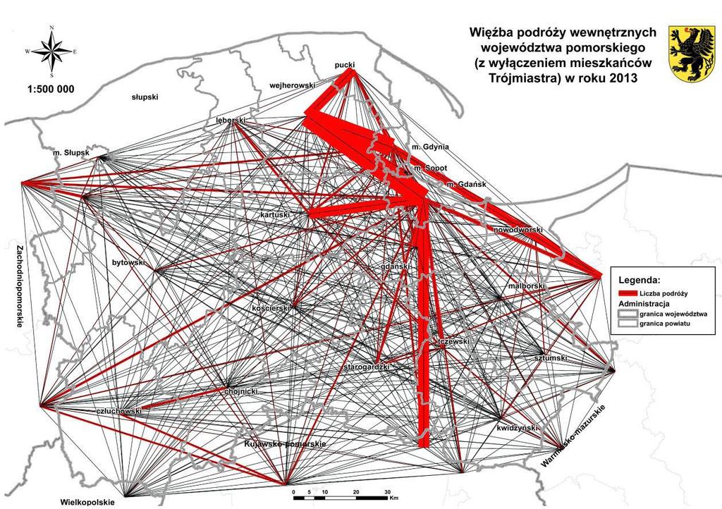 rozwoju publicznego transportu zbiorowego dla Województwa Warmińsko-Mazurskiego, s. 109. Rys. 16.