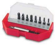 : torx: T10, T15, T20, T25, T30, T40 X 1 3253561687358 X 1 3253561687372 X 1 3253561687389 X 1 3253561687396 ZESTAW KOŃCÓWEK 1/4-10 SZT.