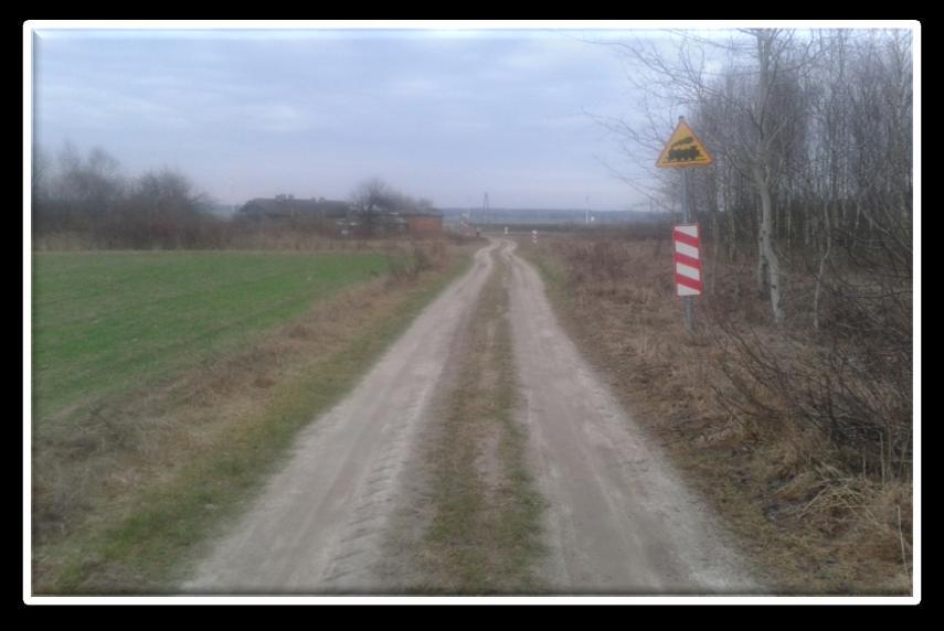 kamieniem sortowanym z emulsją asfaltową na terenie wsi Cierpigórz dz.