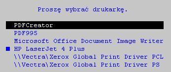 automatycznym usunięciem tej drukarki z parametrów Win BOSS. Dodanie do systemu operacyjnego nowej drukarki nie skutkuje automatycznym dopisaniem tej drukarki do parametrów systemu Win BOSS.