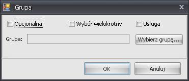 14 SEZAM W celu zdefiniowania powiązania z grupą statyczną należy wybrać przycisk, który wywołuje okno wyboru grupy. Ono pozwala na dowolne modyfikowanie przypisanie do grupy statycznej.