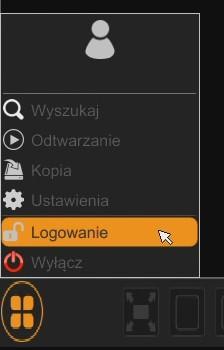 wpisać hasło w polu HASŁO (Domyślne hasło dla użytkownika root to pass ) a następnie nacisnąć przycisk logowania LOGOWANIE.