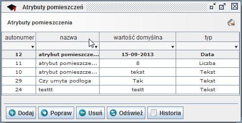 Słowniki i informacje dodatkowe do modułu Usuwanie konkretnych atrybutów jest możliwe pod warunkiem, że dany atrybut nie został przypisany Aby zdefiniować statusy