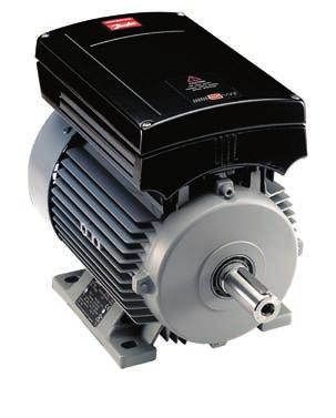 VLT DriveMotor FCM 300 Seria VLT FCM 300 to silnik zintegrowany z przetwornicą częstotliwości czyli kompaktowa alternatywa dla tradycyjnych rozwiązań z przetwornicą częstotliwości i silnikiem