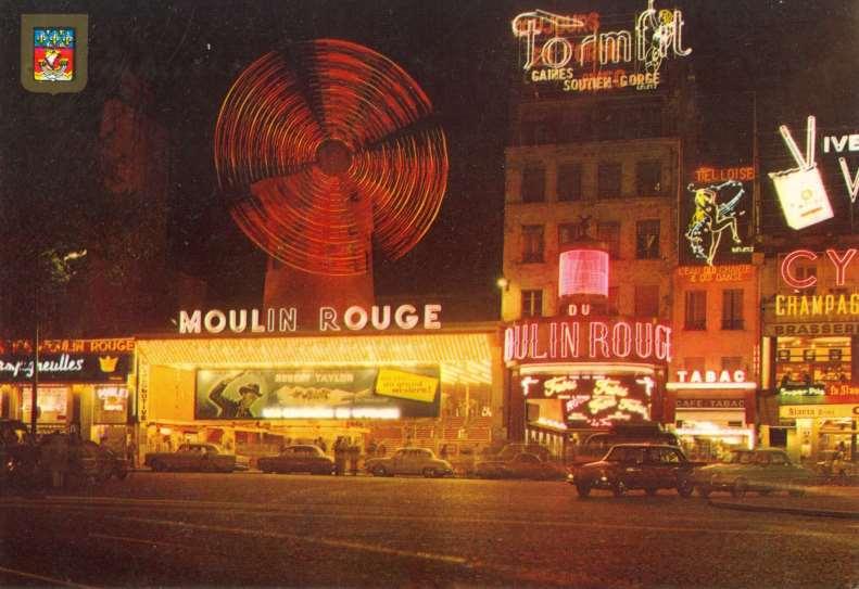 Pocztówki Moulin Rouge