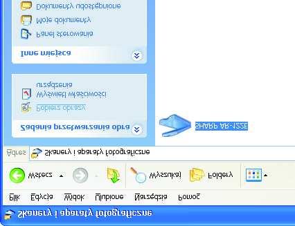 3 Skanowanie z "Kreator skanera i aparatu fotograficznego" (Windows XP) (część 1) Poniżej jest objaśniona procedura skanowania z "Kreator skanera i aparatu fotograficznego"