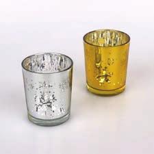 Świecznik szklany love 8x9 cm Świecznik szklany płatki 5,5x6,5 cm mix 2 dek.