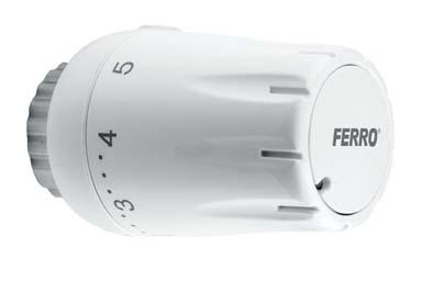 termostatyczna Ferro, biała  funkcja przeciw zamarzaniu (*)