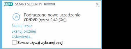 Jeśli komputer wykazuje objawy zainfekowania szkodliwym oprogramowaniem, na przykład działa wolniej lub często przestaje odpowiadać, zalecane jest wykonanie następujących czynności: Otwórz ESET Smart