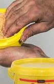 umożliwia częste stosowanie bez podrażnienia skóry Może być stosowany z wodą lub bez BONDERITE C-MC Manuvo (znany jako P3 Manuvo) Środek do czyszczenia rąk Nie zawiera rozpuszczalnika Nie zawiera