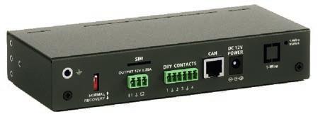System monitorowania warunków środowiskowych Kontroler warunków środowiskowych EC335 4DC Kontroler służy do monitorowania