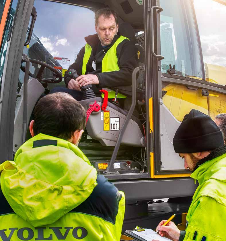Zbudowana wspólnie Volvo uwzględnia uwagi klienta na każdym etapie projektowania i produkcji maszyny, odwiedzając go i przeprowadzając z
