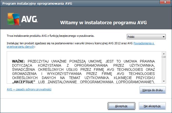 3. Proces instalacji systemu AVG Skąd pobrać plik instalacyjny Do zainstalowania systemu AVG Internet Security 2012 na komputerze konieczny jest najnowszy plik instalacyjny.