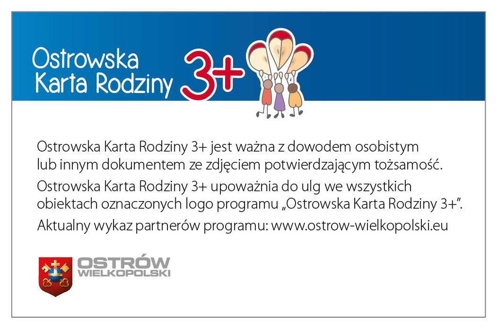 Załącznik Nr 1 do programu Ostrowska Karta Rodziny 3+