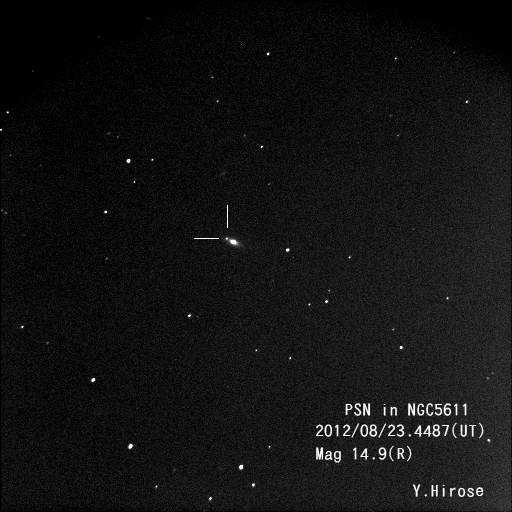 PROXIMA 4/2012 strona 10 Fot.1 Obraz odkrywczy, źródło: http://www.rochesterastronomy.org/sn2012/sn2012ei.