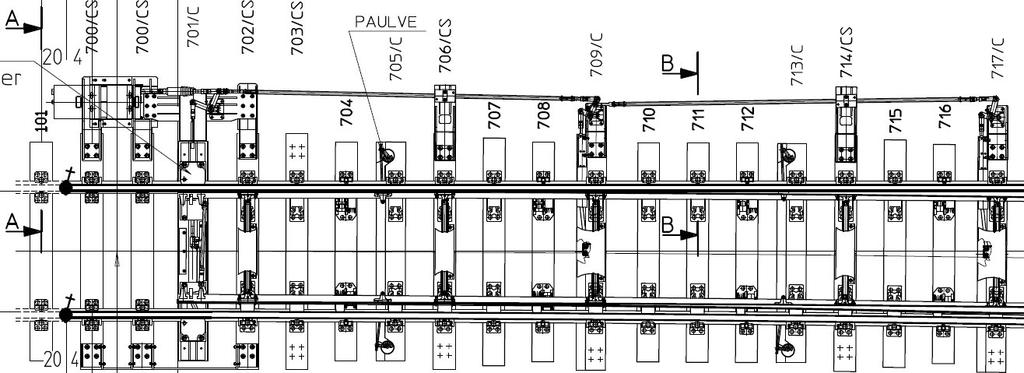 Rozjazd 60E1-760- 1:14