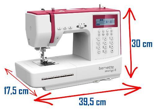 BERNETTE SEW&GO 8 Maszyna posiada bardzo prosty mechanizm wyboru ściegów. Dzięki numerycznej klawiaturze, wystarczy wpisać numer ściegu i możemy już z niego korzystać.