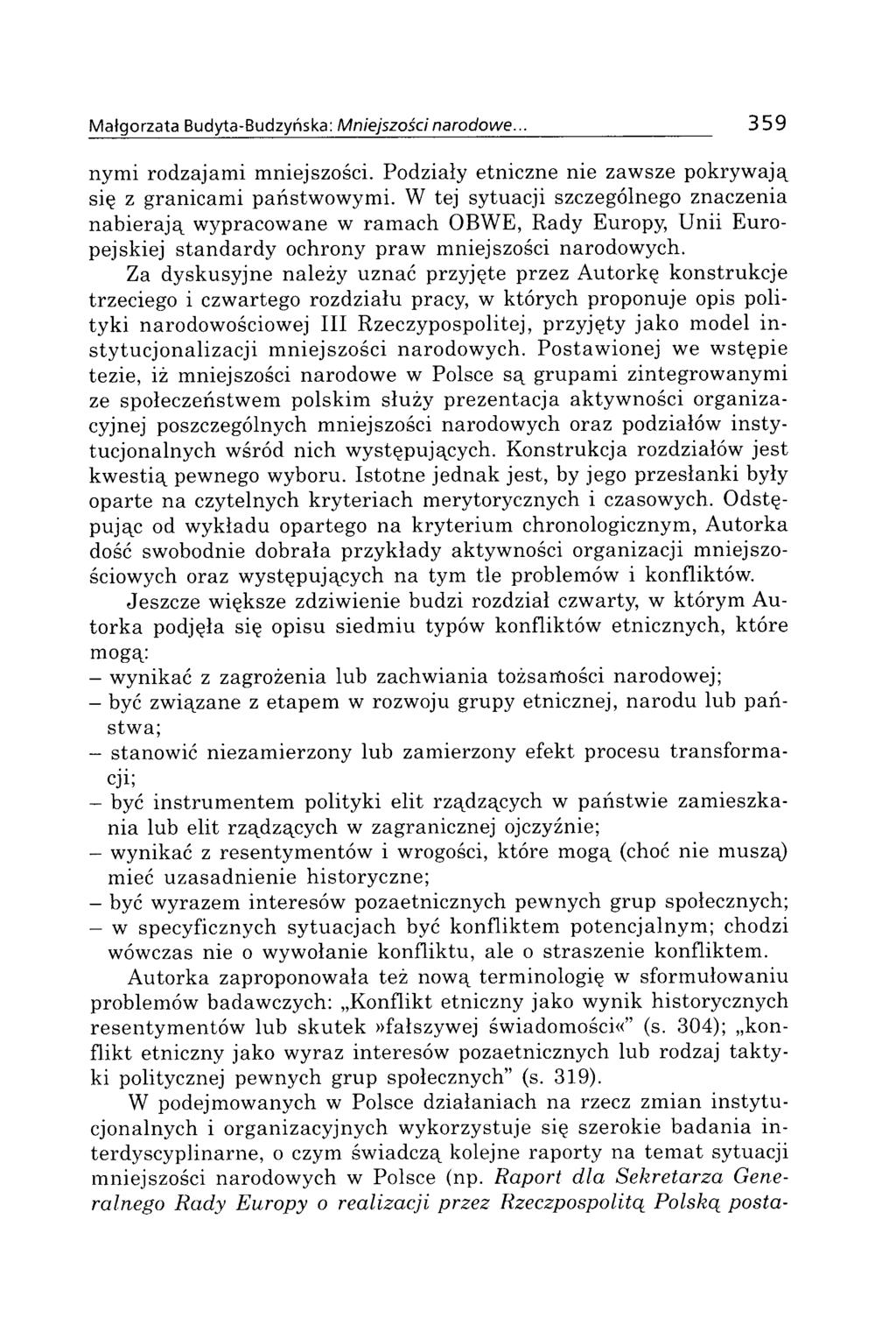 Małgorzata Budyta-Budzyńska: Mniejszości narodowe. 359 nymi rodzajami mniejszości. Podziały etniczne nie zawsze pokrywają się z granicami państwowymi.