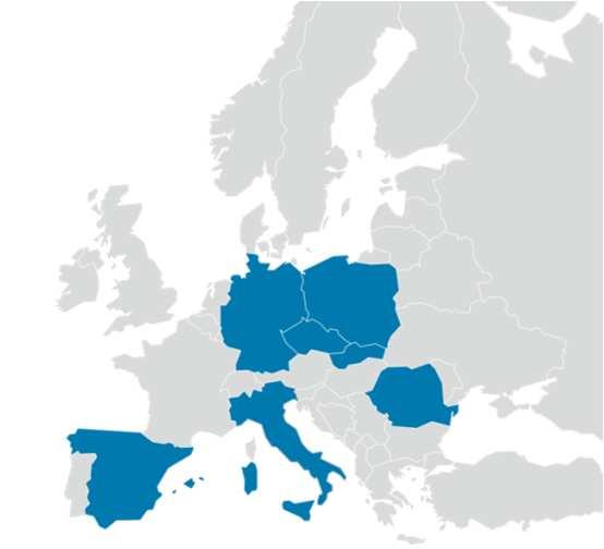 Grupa KRUK aktywnie działa na rynkach państw o zróżnicowanej kondycji gospodarczej Polska Rumunia Niemcy wzrost PKB (%) inflacja (%) bezrobocie (%) Czechy 10,6% 8,1% 7,1% 3,3% 3,2% 2,9% 3,8%3,9%