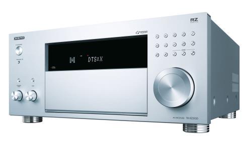 Onkyo 11.2 kanałowy amplituner z dźwiękiem trójwymiarowym.