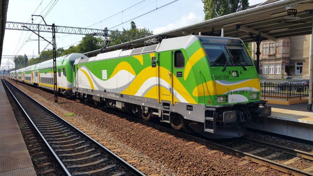 sezonowy skład Kolei Mazowieckich o nazwie Słoneczny z