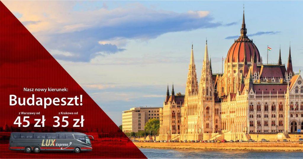 zaskoczenie, bo jest to znów trasa międzynarodowa. Tym razem jedziemy do Budapesztu z Warszawy i Krakowa. Odjazdy z Warszawy ze stacji Metro Marymont i z Krakowa MDA.