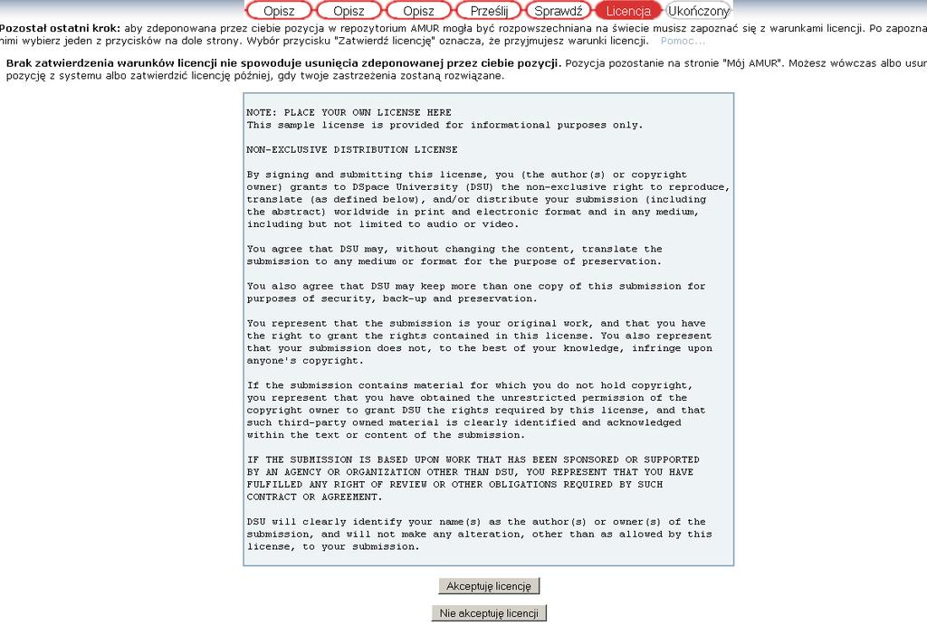 2. Proces deponowania prac