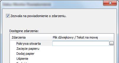 Jeśli to ustawienie jest wyłączone, Status Monitor nie uruchomi się nawet po zakończeniu drukowania.