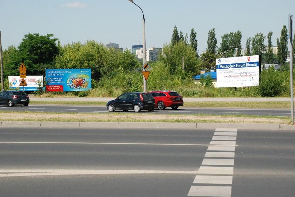 Format: 6x3 Typ: premium Oświetlenie: lampy uliczne Miasto: Lublin Usytuowanie: skrzyżowanie Opis: Jedna z najbardziej ruchliwych ulic w Lublinie Bardzo duży ruch