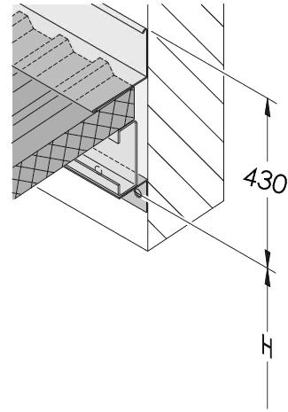 KDP-7 Część przyłączeniowa X I = izolowana U = bez izolacji X = rama H wysokość mocowania (min.