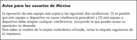 Informacje dla użytkowników w Meksyku Informacje dla użytkowników w