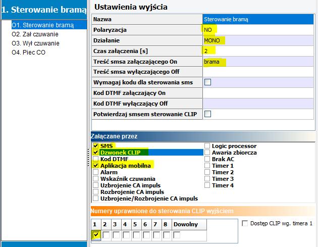 4. Sterowanie bramą.