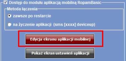 Obsługa za pomocą aplikacji mobilnej RopamBasic Aplikację należy pobrać na telefon ze sklepu dedykowanego do systemu operacyjnego.