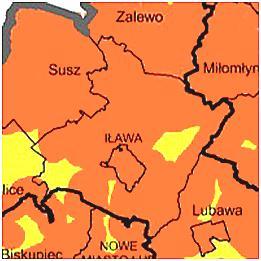 Strefa II Rolnicza Obejmuje zachodnią część gminy z miejscowościami: Ząbrowo, Gałdowo, Laseczno, Stradomno, Nejdyki, Wikielec, Mózgowo.