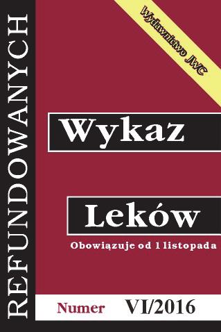 Opracowanie zmian w wykazach leków refundowanych według obwieszczenia MZ z 25 października 2016 r. Zmiany obowiązują od 1 listopada 2016 r.