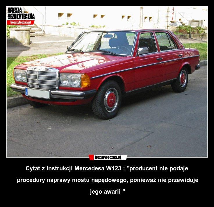 Obiekty niezawodne Rysunek : Mercedes