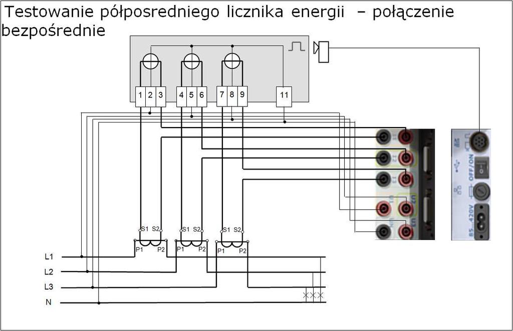 połączeń: 1P2W,