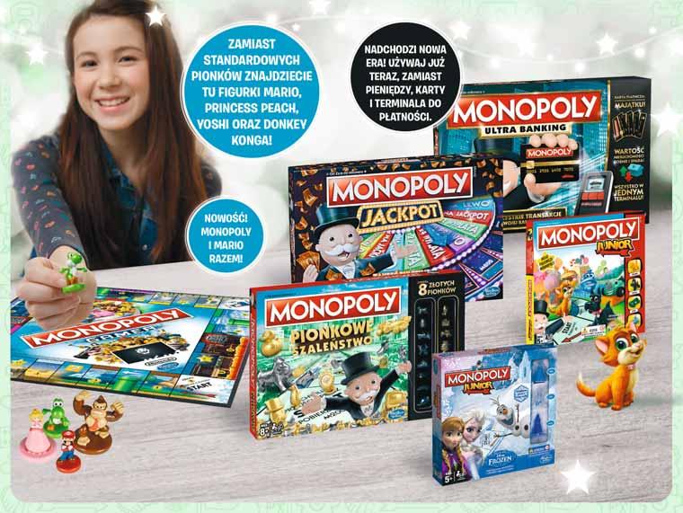 159 180 Gra MONOPOLY ULTRA BANKING 31,80 zł x 5 rat 0% Gra MONOPOLY JACKPOT 23,80 zł x 5 rat 0%