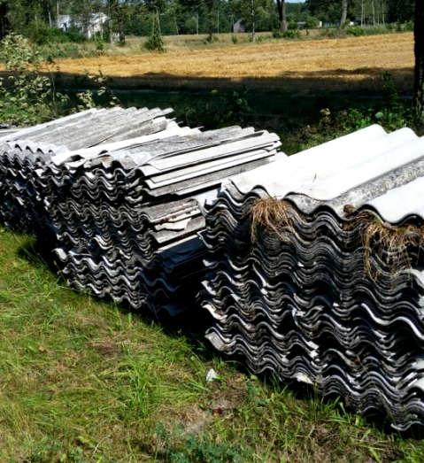 techniczne zużycie powodują, iż wyroby azbestowe
