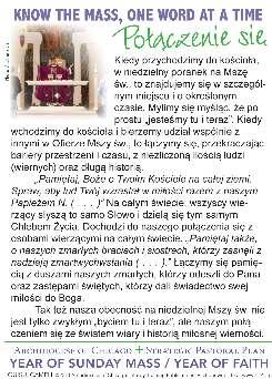 Page 10 ST. HELEN PARISH ROK MSZY ŚWIĘTEJ Zbiórka Żywności Przypominamy o Zbiórce ywno ci, która odbywa się w ka dy pierwszy weekend miesi ca.