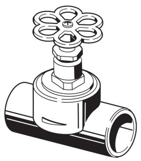 6010p 3 mm - zawór odcinający 40808 0 mm