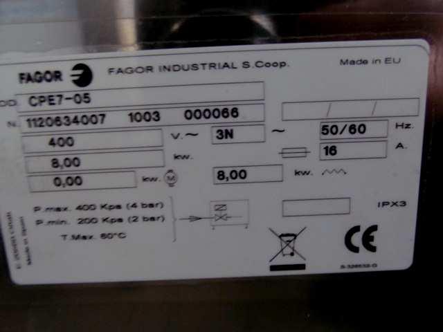 FAGOR typ CPE-7-05 Fot. nr 15.