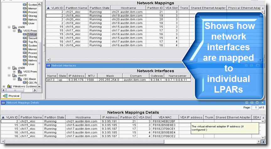 Virtual Center VC level resources