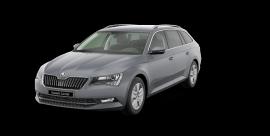 ŠKODA Superb Combi Ambition Kolor: Szary Business Metalizowany Wersja wnętrza: Czarny ID Konfiguracji: Silnik: Cena podstawowa: Cena koloru nadwozia: Wyposażenie dodatkowe: SA1260740